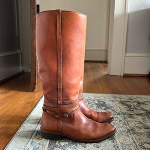 Frye Boots: Melissa Belted Tall